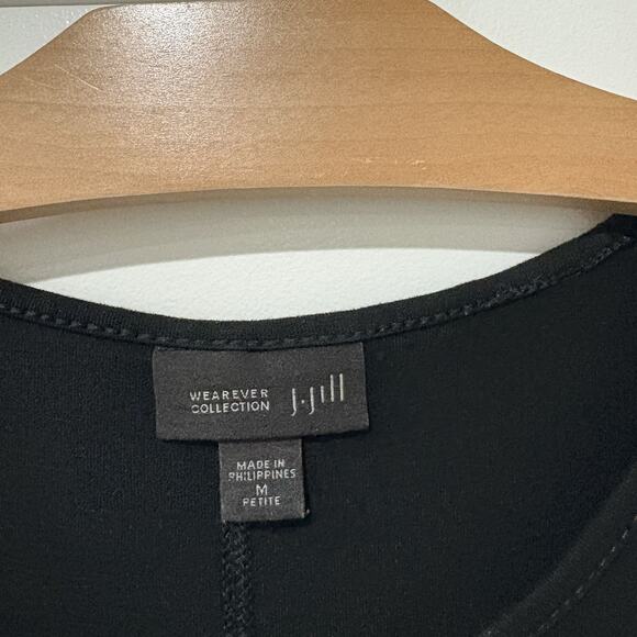 J. Jill | Dress Maxi Black Sleeveless Stretch Wearever- Size Medium Petite - Picture 6 of 7